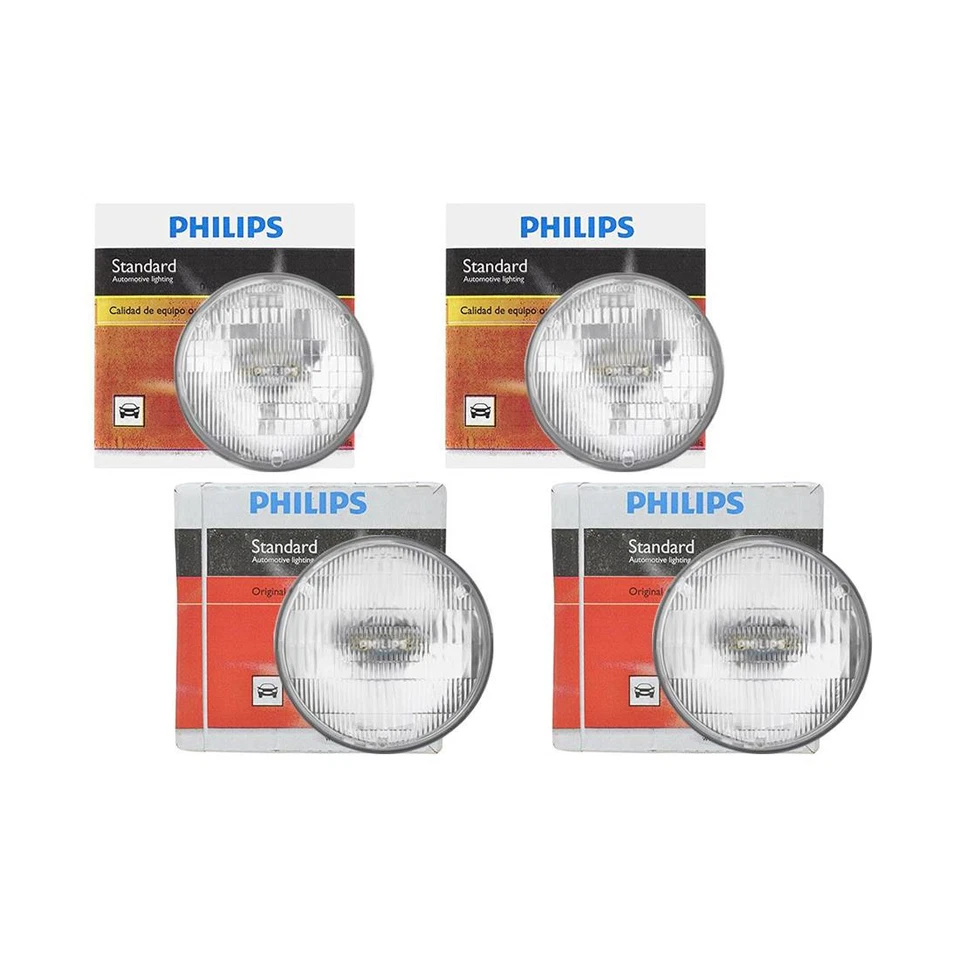 Bombilla de faro Philips 4 piezas para Buick Electra 1967-1970 luz alta + haz bajo Foto 2 de 4