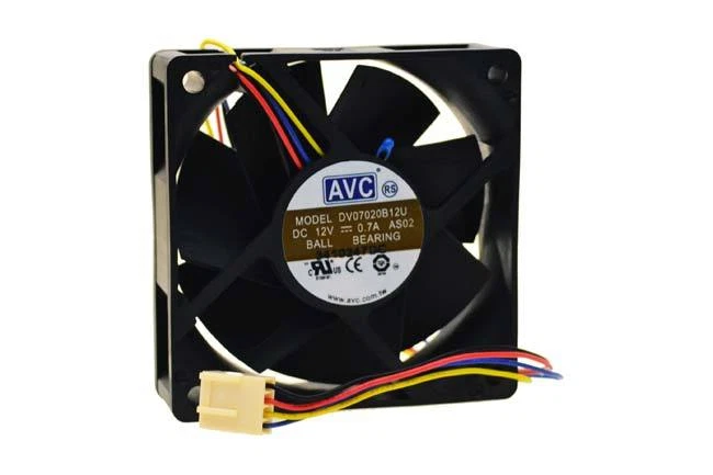 **NEW** AVC DV07020B12U 70x20MM 4-PIN CPU Fan - Image 2 of 3