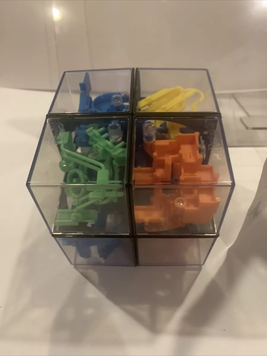 Rubik s Hybrid Perplexus 2x2 Game Rotating Puzzle Maze Skill With Solution Guide