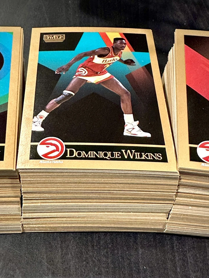 Лот (595) 1990-91 Skybox баскетбольные карточки + звезды - Изображение 3 из 4