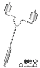 Resonator Pipe Muffler Exhaust System fits: 2009-2012 Nissan Altima Sedan 2.5L