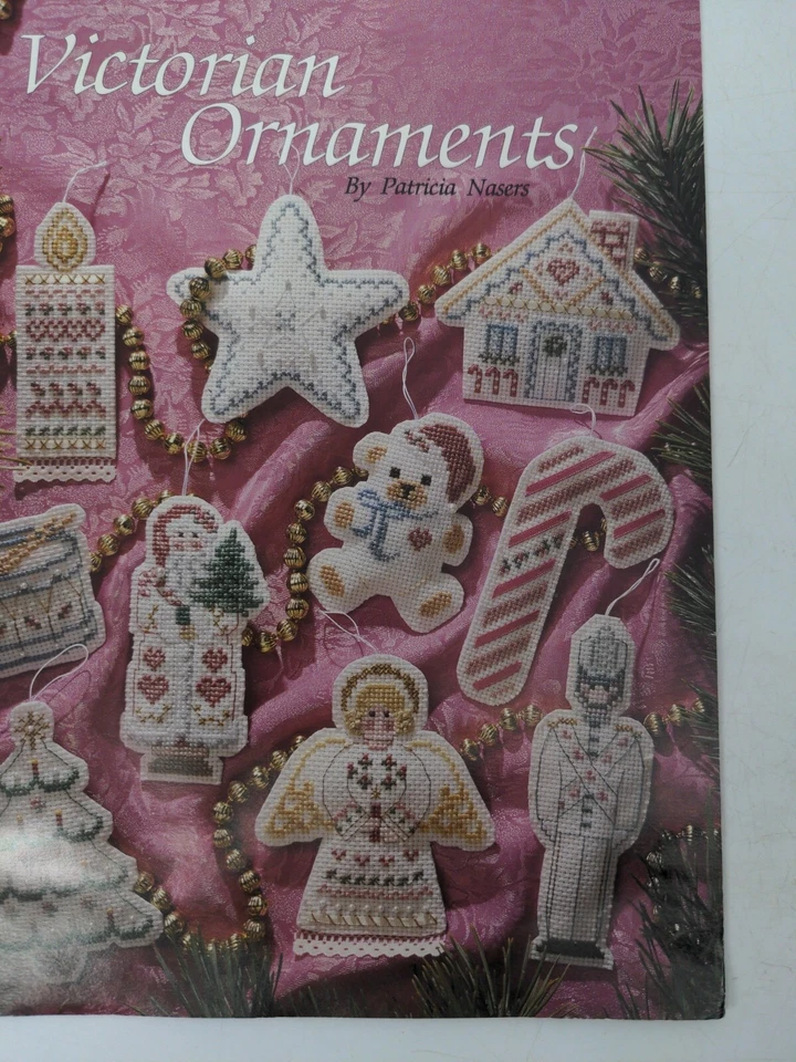 Vintage 1990 Leisure Arts Victorian Ornaments Counted Cross Stitch Leaflet 901 - Image 3 of 4