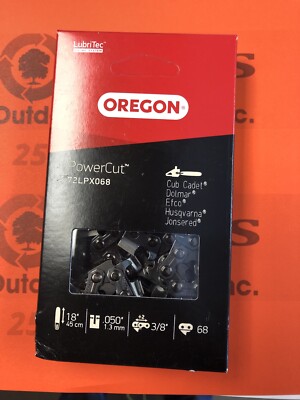 1 Oregon 72LPX068G 18'' chainsaw chain  3/8 .050 fits Husqvarna 68 DL 1.3mm bar