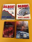 Scott Adams lot - Dilbert Principle, Dilbert Future, God's Debris, Religion War