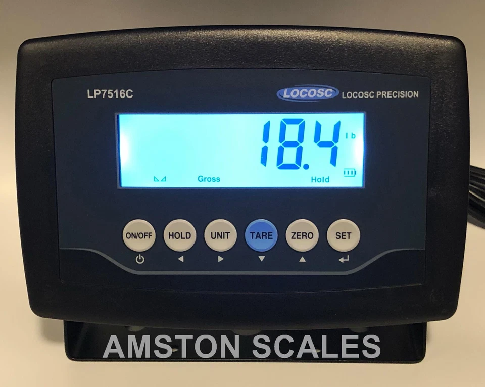 NUEVO CABEZAL DE EXHIBICIÓN DE BÁSCULA DIGITAL MONITOR CÉLULA DE CARGA CAMIÓN PISO PESAJE ANIMAL LCD Foto 4 de 4