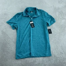 Alfani Mens Ethan Polo Shirt Stretch Fit Small Peacock Plum Color NWT 0160