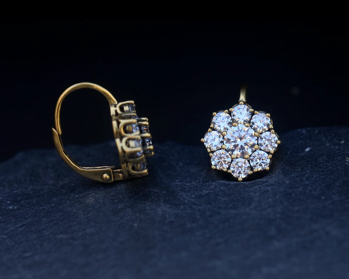 Tata Gisèle Orecchini A Fiore In Acciaio Inossidabile – Argento, 7mm – Unisex E Anallergici - 2
