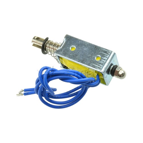 DC 6V/12V/24V Push Pull Type Open Frame Solenoid Electromagnet 10mm 5N/2N Reset - Picture 8 of 22