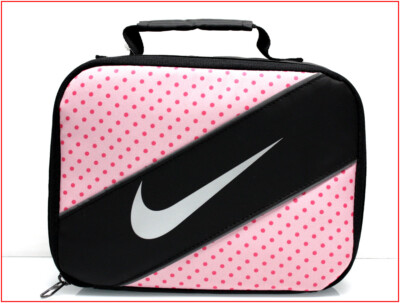 pink nike lunch box