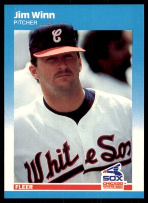 1987 Fleer Update Glossy. Jim Winn . Chicago White Sox #U-126