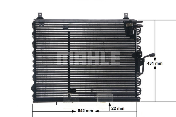 AC 150 000S MAHLE Condenser, air conditioning for MERCEDES-BENZ