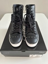Pastry Black Boot Sneaker Dance Hip Hop Shoe Military Glitz Women Size 5.5
