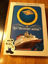 Disney Cruise Line My Memory Book Photo Picture Album Scrapbook Foldable New