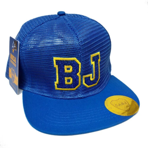 BOCA JUNIORS - Official License - Trucker Hat - Cap - Blue - Flat visor - New