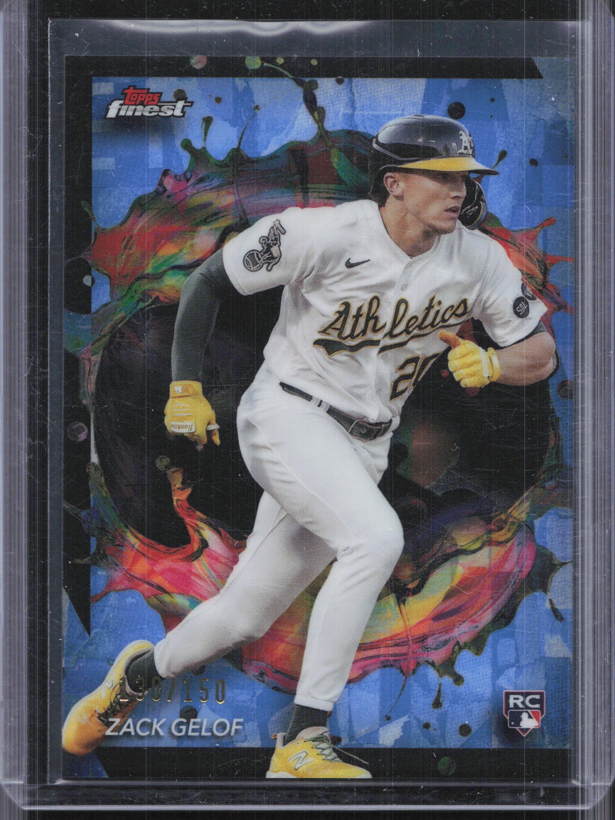 2024 Finest #284 Zack Gelof Sky Blue Refractors #/150