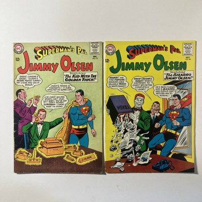 Lot Of 2 Superman's Pal Jimmy Olsen #73 PR & #80 FN 6.0 1964 Bizarro Jimmy Olsen