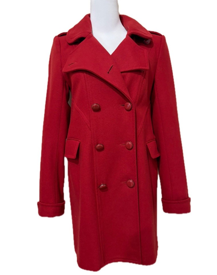 French Connection Stunning Wool Blend Coat As New Condition Size Small