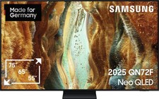 Samsung GQ65QN72FATXZG Schwarz LED-Fernseher, 65 Zoll, 4K, Smart TV, QLED