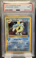 1999 Pokemon Game Base Set Gyarados Holo #6 PSA 9