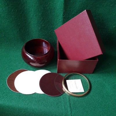 Frame Craft gold / holzfarbene Schmuckschatulle im Originalkarton neu / unbenutzt