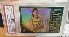 2020 Panini Green Prizm WNBA Get Hyped! #4 Breanna Stewart PSA 9 Mint