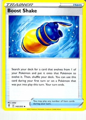 Set Of 4 Boost Shake 142/203 Uncommon Evolving Skies Pokemon Lightly Played