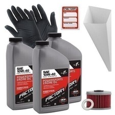 Factory Racing Parts 10W40 3Qt Oil Change Kit For Honda ATC250ES TRX420 TRX500 38.65 per gallon