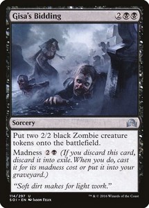 Gisa's Bidding #114 (Foil) - Shadows over Innistrad