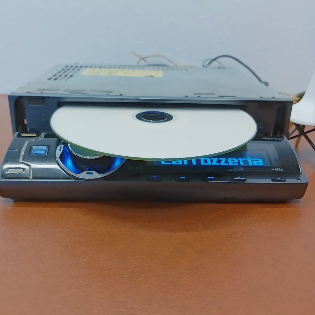 Pioneer Carrozzeria DEH-P620 1DIN Car Audio CD Player Used Tested