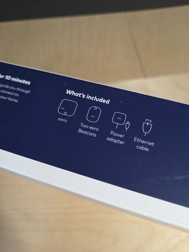 Eero 3 PC Home WiFi System B010001 Router And 2 D010001 Extenders. New Open Box - Picture 4 of 17