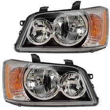 Toyota Highlander Headlamps (Pair - Left & Right) 2001-2003 Headlights New!