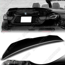 For 14-20 BMW 4-Series F33 F83 Convertible Pearl Black PSM Trunk Spoiler W-Power