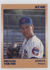 1990 Star Geneva Cubs Mike Young Michael Young #25 0h1