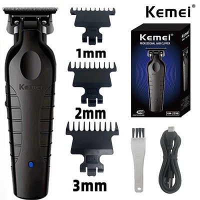 Kemei KM 2299 Professional Hair Clipper 1200mAh Electric Hair Clippers USB