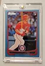 Bryce Harper 2012 Bowman Draft Blue #10 Rookie Card (RC)!!  Numbered 381/500!!. rookie card picture