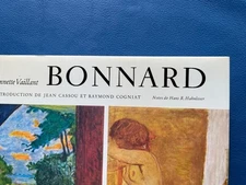 Bonnard Annette Vaillant 1965 printed in Switzerland text in French excellent 