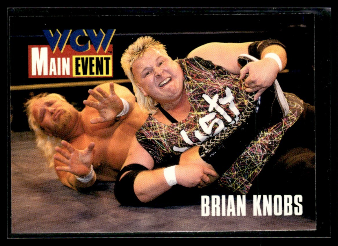 Brian Knobs: 1995 Cardz WCW Main Event 1st WCW Card #26