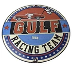 New ListingVintage Gulf Gasoline Sign - Racing Automobile Porcelain Gas Pump Sign
