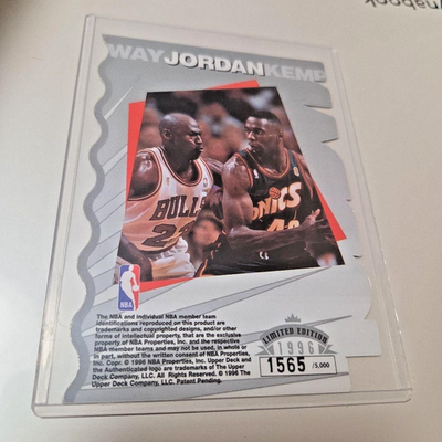 Michael Jordan 1996 Command Performers Die Cut Limited Edition