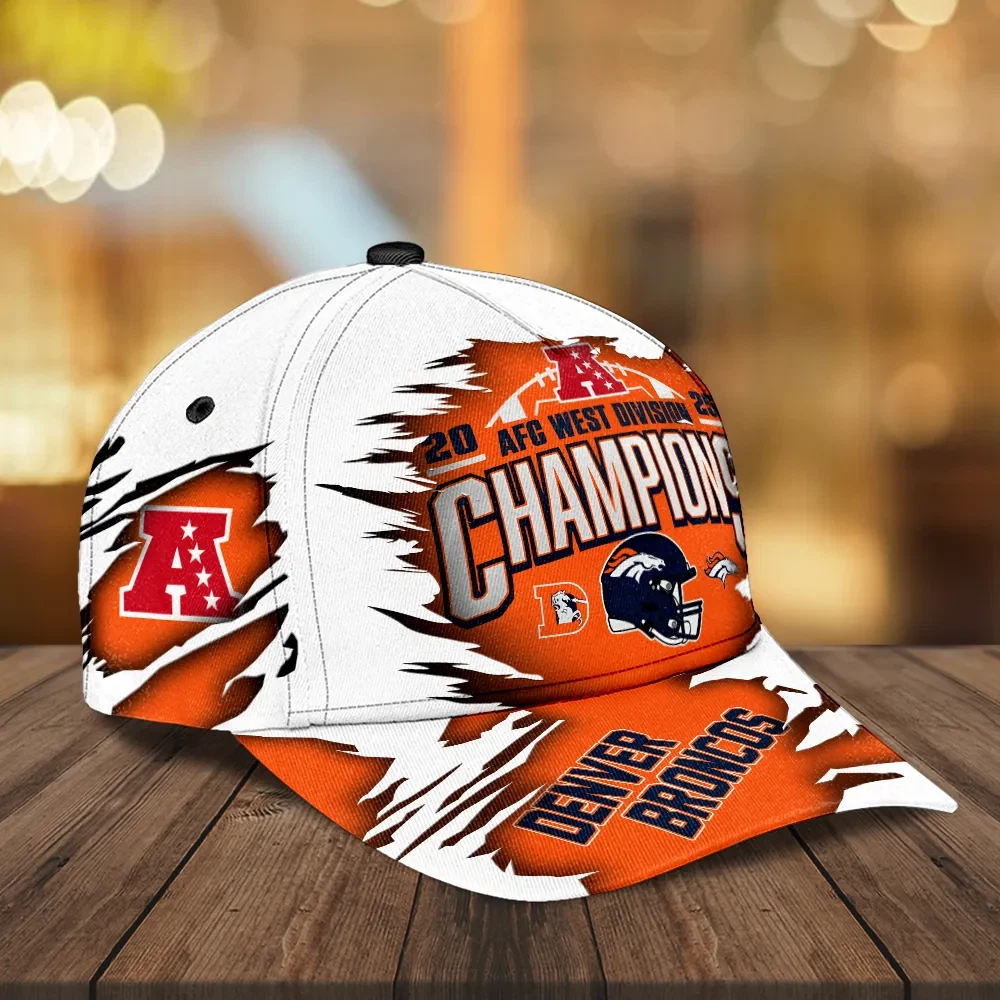 Broncos 2025 AFC West Champions Classic Cap