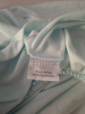Estella Mako Jersey Spannbettlaken 180/200x200 100% Baumwolle jade helles mint