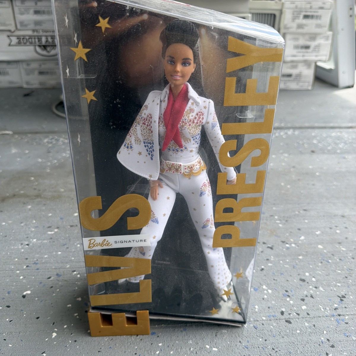 ELVIS PRESLEY BARBIE DOLL 2020 GOLD LABEL MATTEL GTJ95 NRFB | eBay