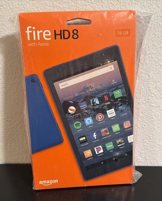 Amazon Fire HD 8 (8th Generation) 16 GB, Wi-Fi, 8 in - Marine Blue New Sealed 