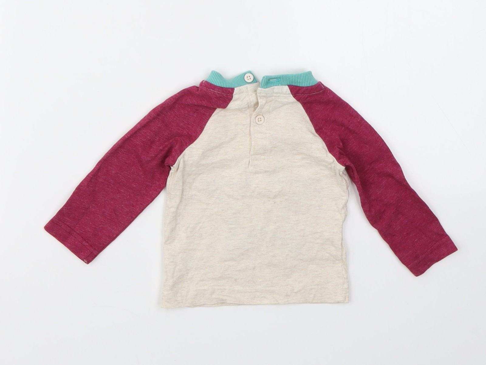Girls UK Size 0-3 Months M&Co Multicoloured Basic T-Shirt image 2