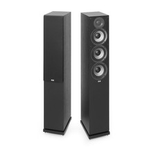 Elac Debut 2.0 F5.2 Black Tower Speakers (Pair)