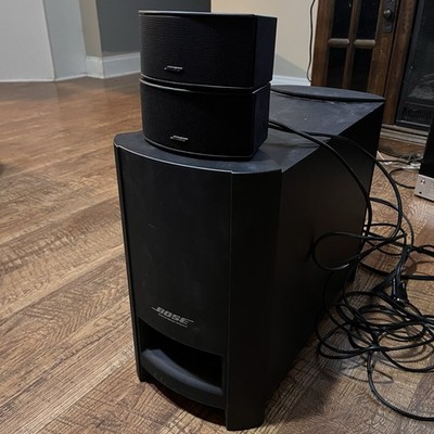 Bose Cinemate GS II Digital Home Theater 2.1 System Speakers Subwoofer Wires