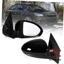 Passenger Side Mirror Fits 2011-2015 Chevy Cruze Sedan/Hatchback Right Black