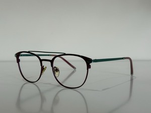 Ernest Hemingway H4832 Aviator Burgundy Teal Blue Eyeglasses Frame 49-18-140