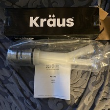 Kraus KAG-1SFS Brass Air Gap in Spot Free Stainless Steel B30