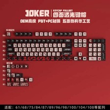 122-Key Customizable Pudding Keycaps for Mechanical Keyboards